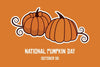 National Pumpkin Day Recipes