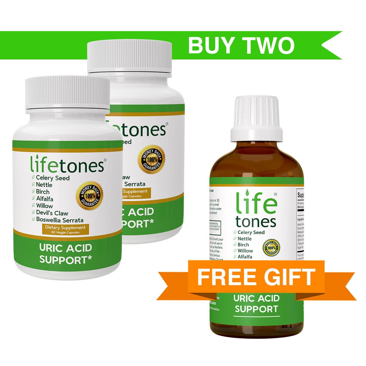 2 Capsules + Free Tincture bundle