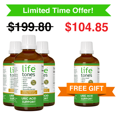 Buy 3 Uric Acid Support Tinctures, Get One Free