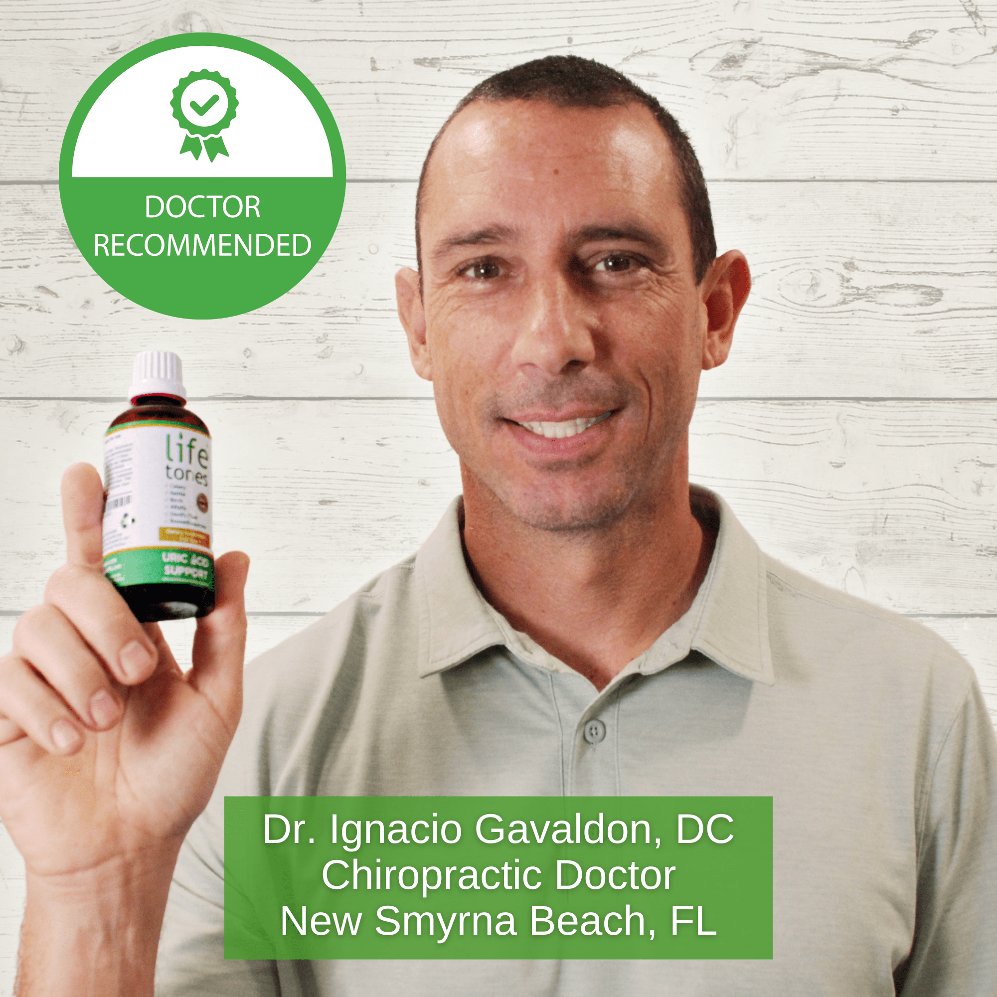 Lifetones Uric Acid Support Tincture + Energy & Adrenal Support Capsules Bundle