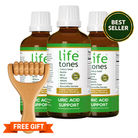 Three bottles and massager