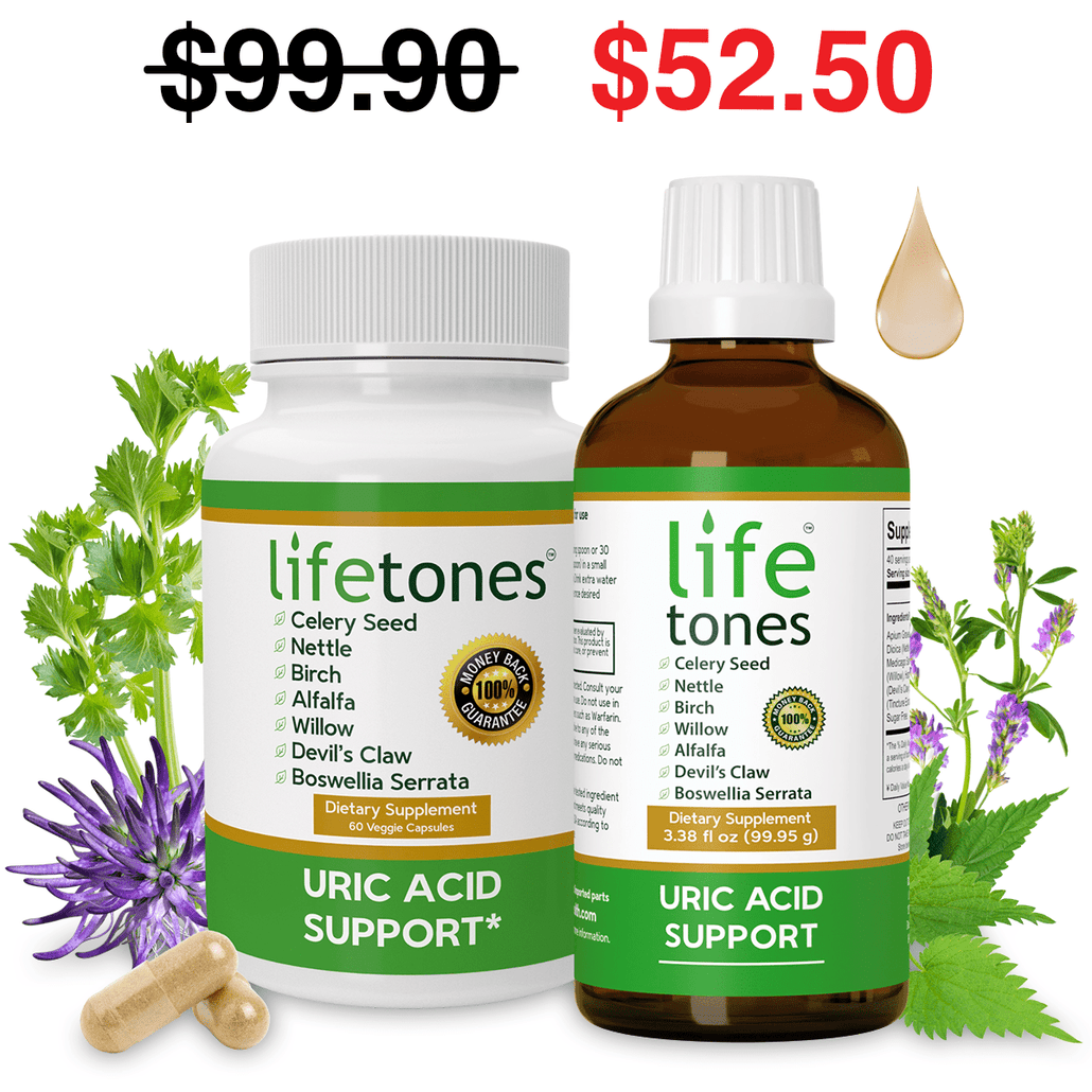 Lifetones Uric Acid Support Bundle | Save $20!