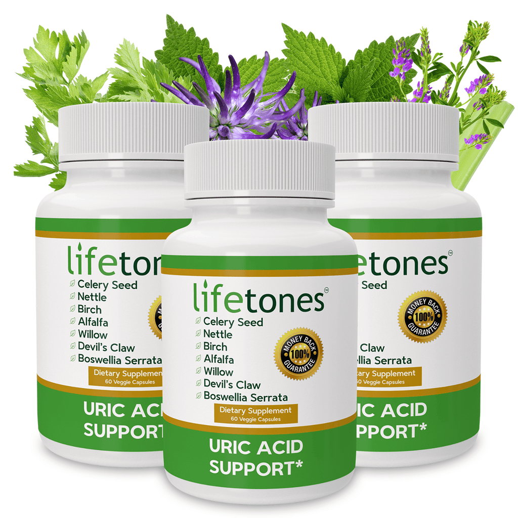 Lifetones Uric Acid Support Capsules | 3-Pack