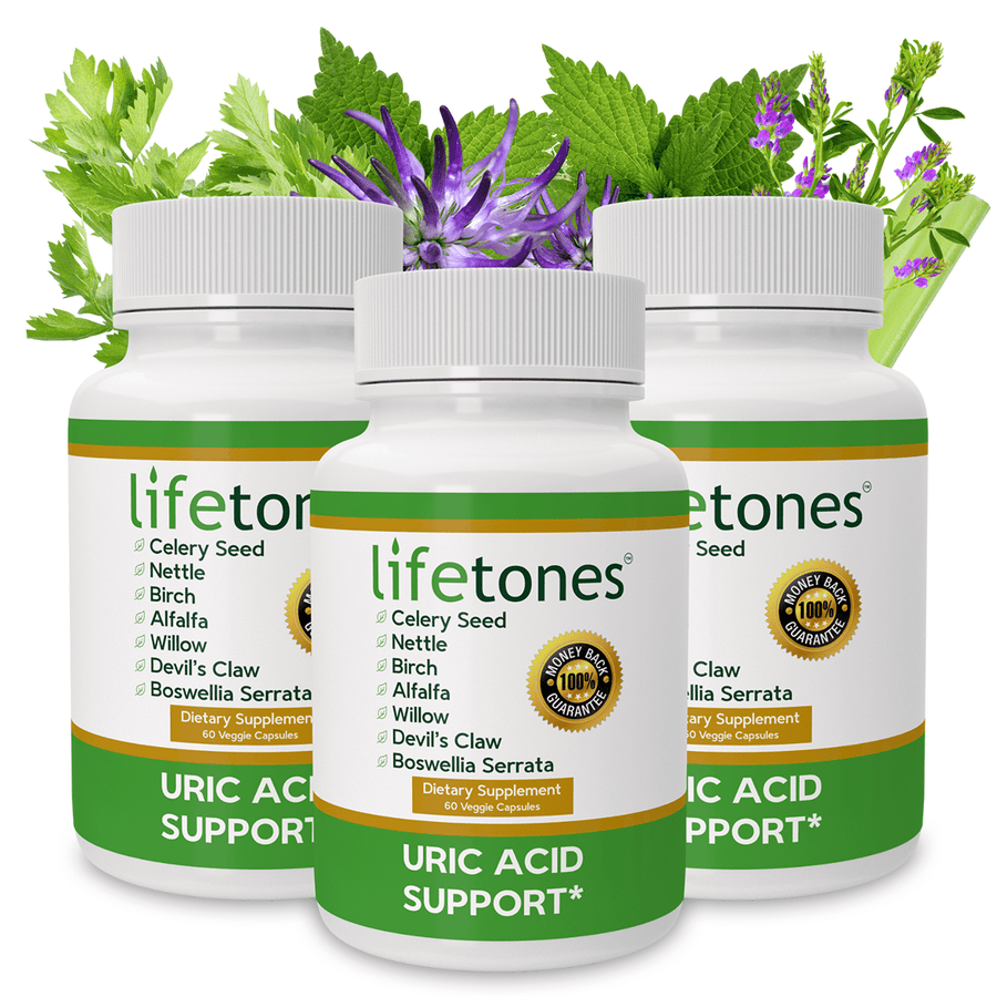 Lifetones Uric Acid Support Capsules | 3-Pack