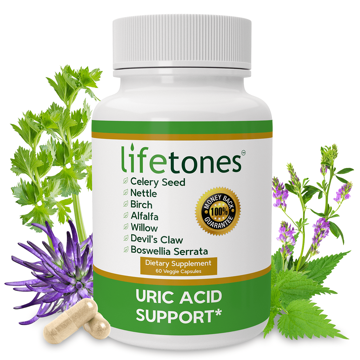 Lifetones Uric Acid Support Capsules