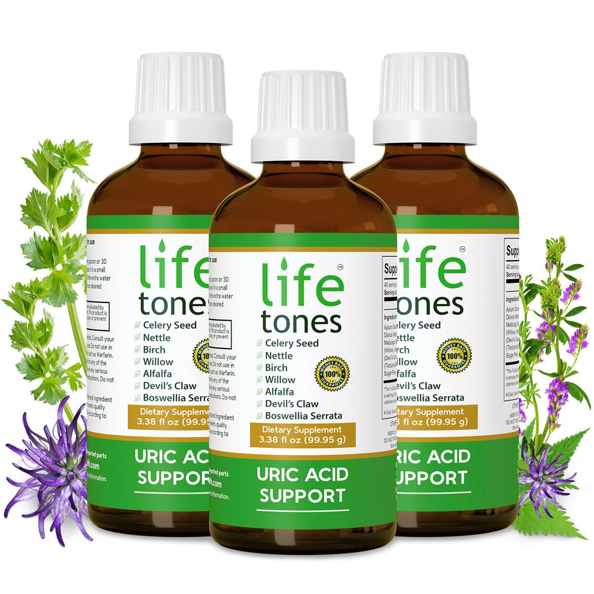Lifetones Uric Acid Support | 3.38 fl oz