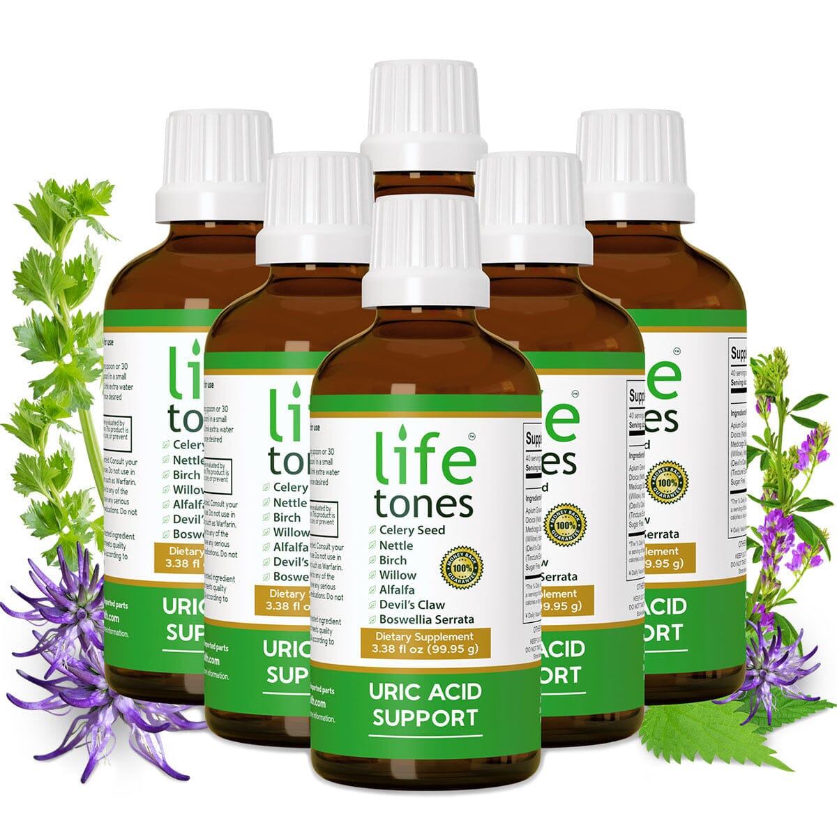 Lifetones Uric Acid Support | 3.38 fl oz