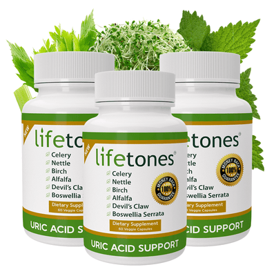 Lifetones Uric Acid Support | 60 Capsules